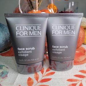 Clinique for men Face scrub x2